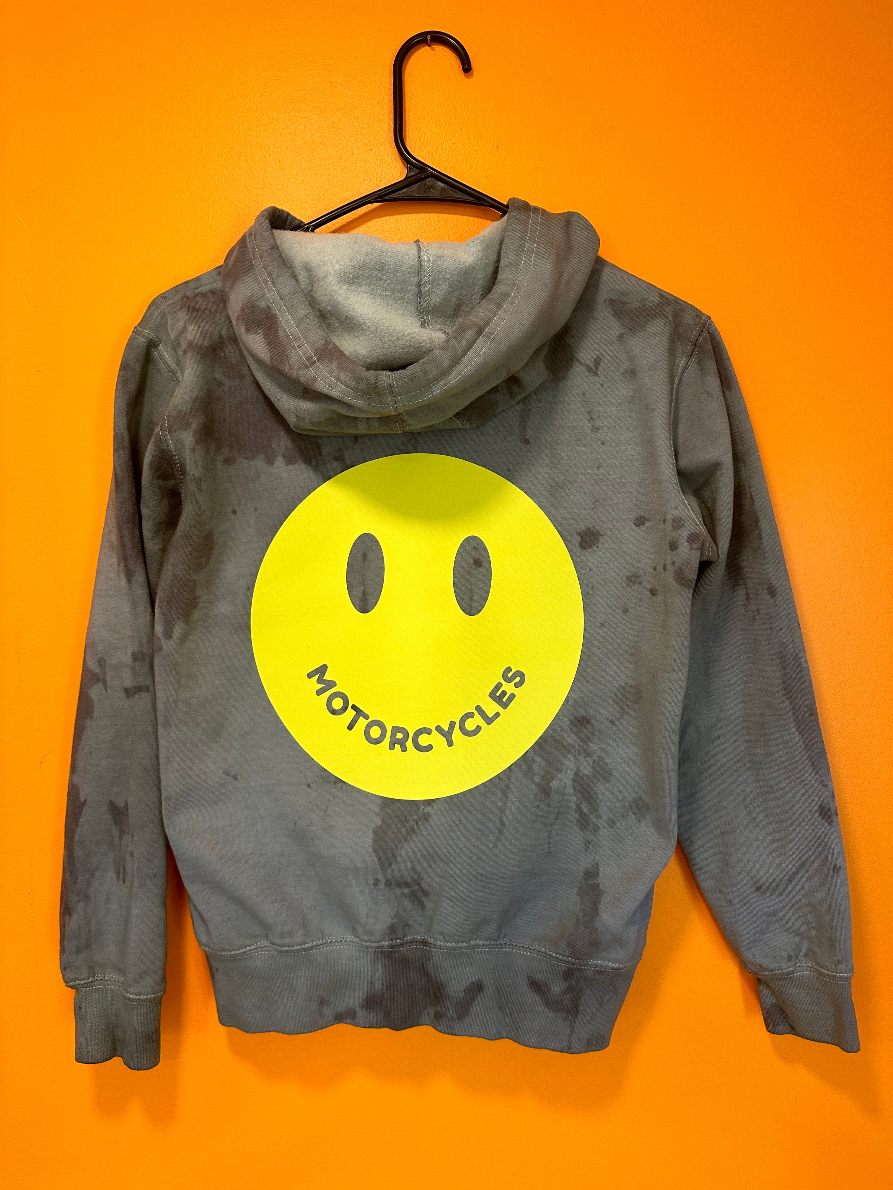 Smiley Motorcycle Zip Up Sweatshirt (SM)